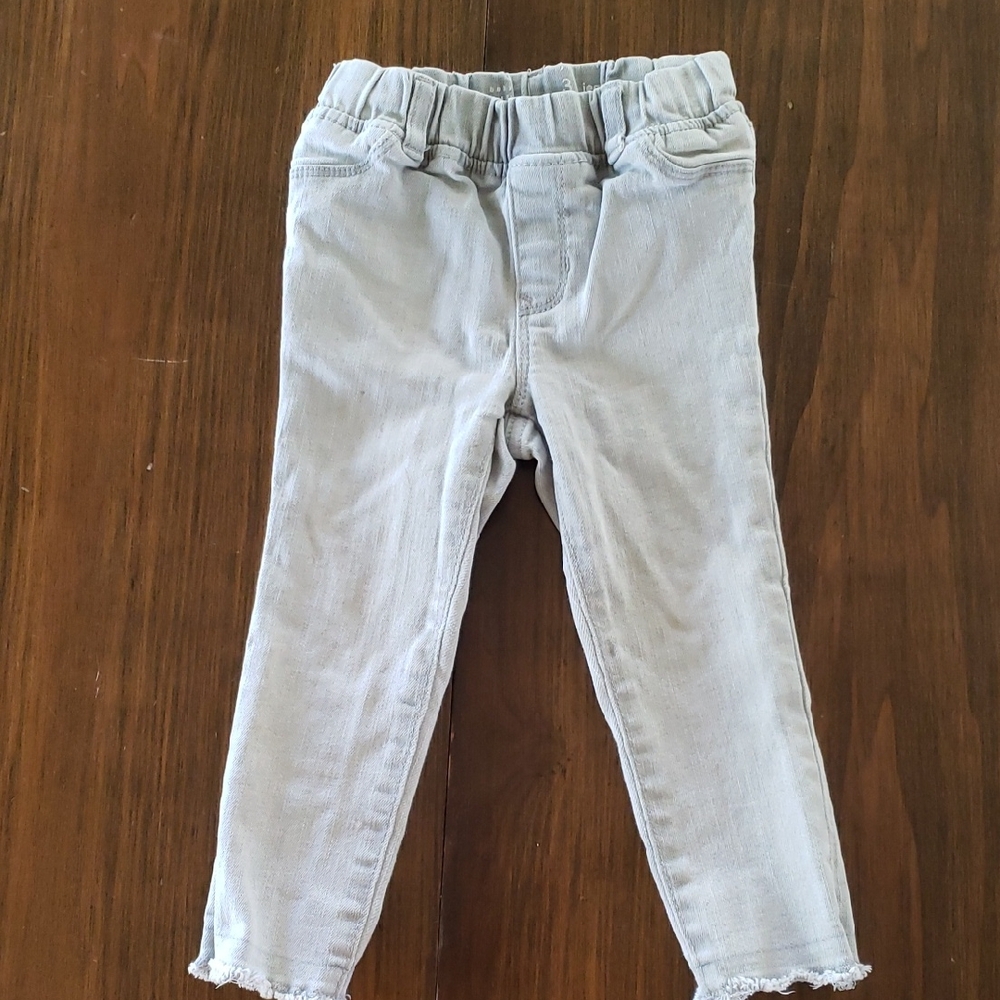 GAP Light Gray Kids Pull-On Leggings
